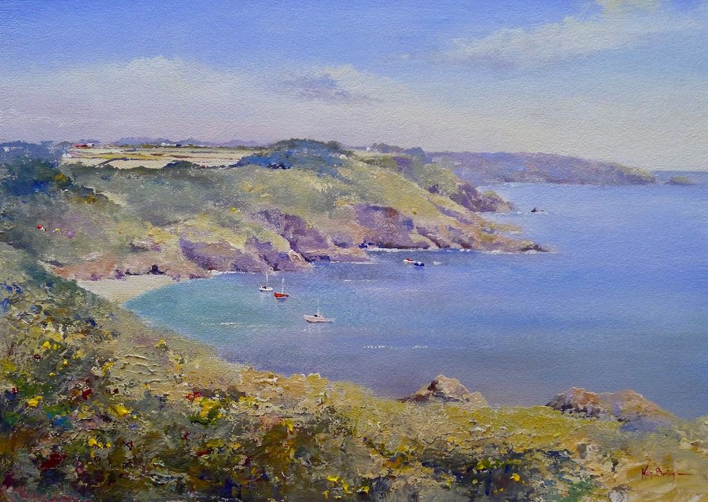 Guernsey, saints Bay, Painting