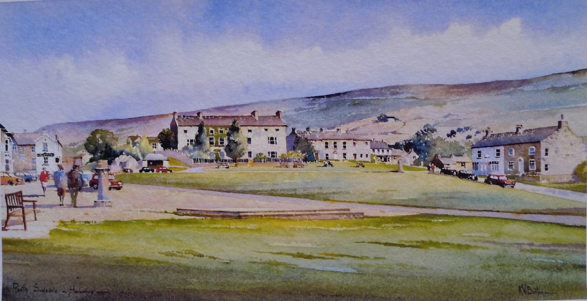 Reeth, Swaledale, Yorkshire, Fremington Edge, Print